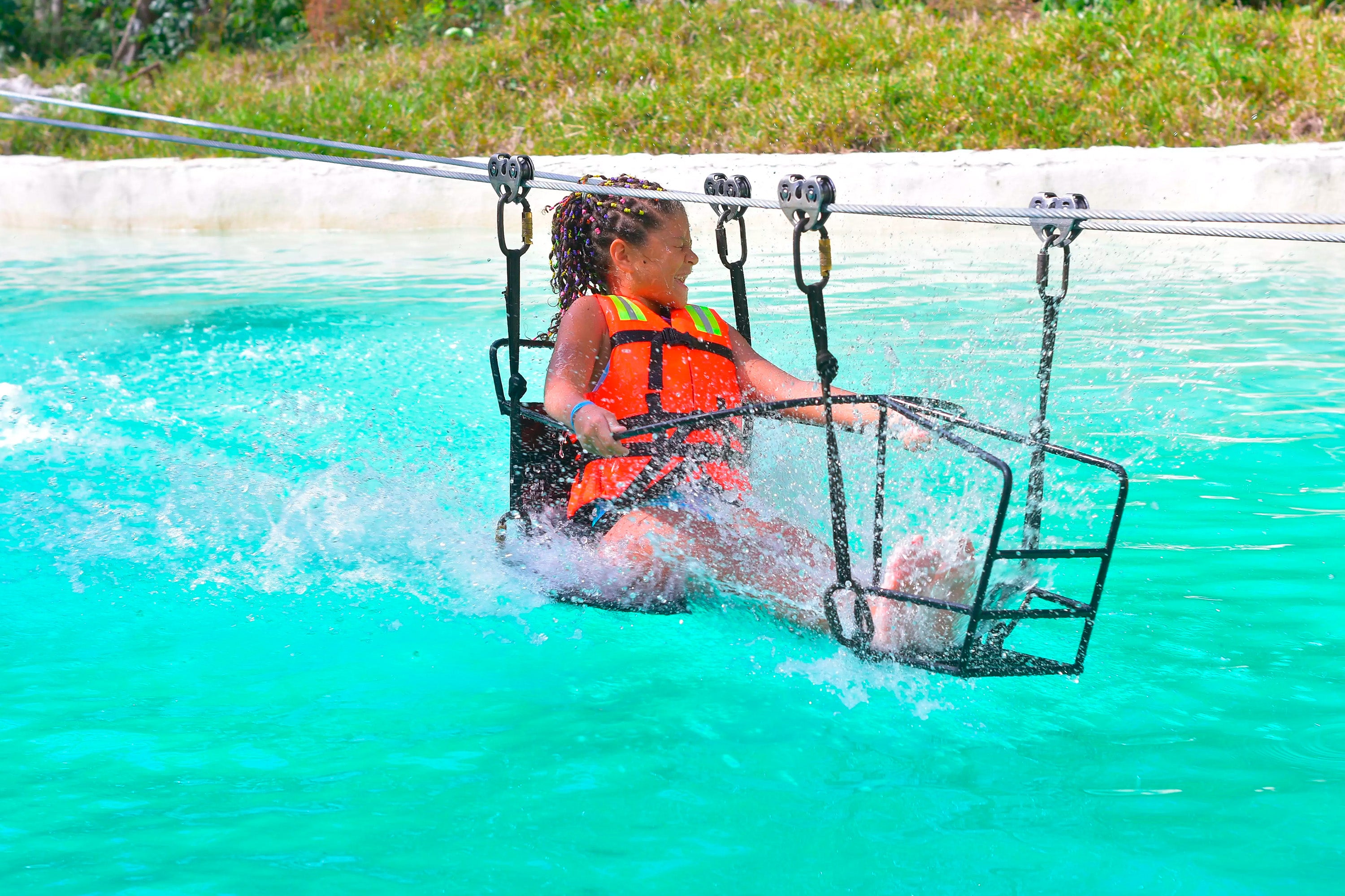 Tulum Aquatic Xplosion: Zip Lines, Rappel, ATV, and Cave Cenote Adventure