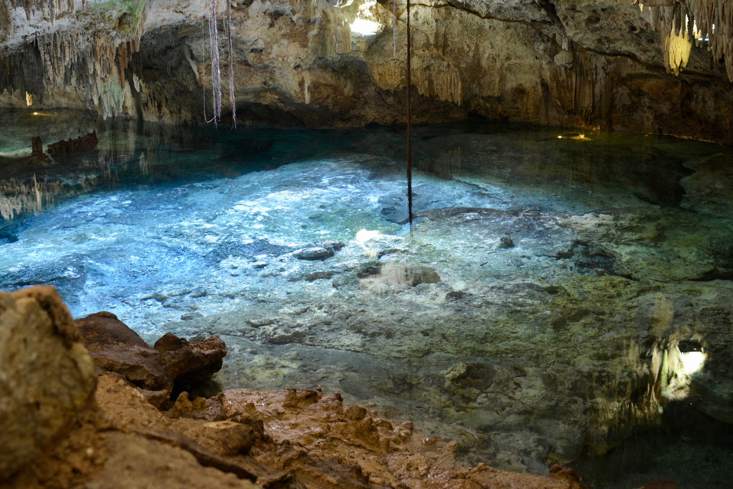 Tulum Aquatic Xplosion: Zip Lines, Rappel, ATV, and Cave Cenote Adventure