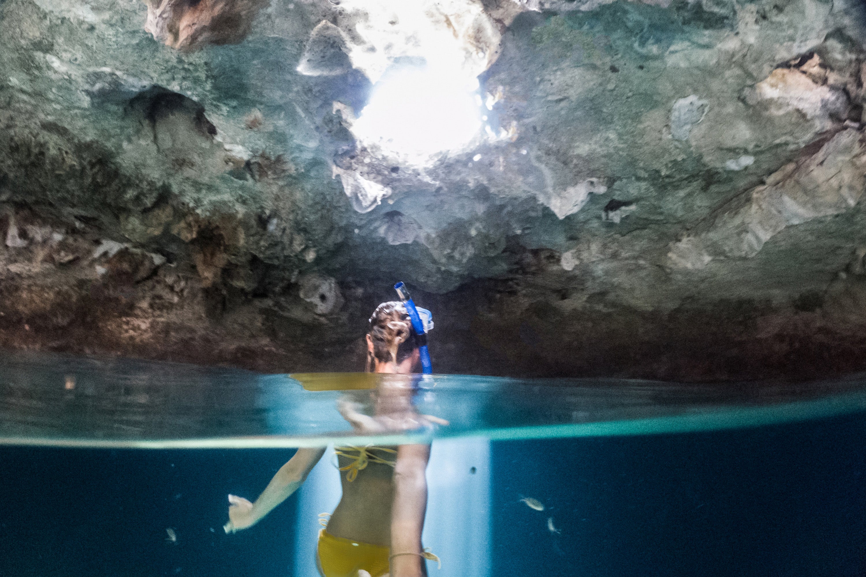 Tulum Aquatic Xplosion: Zip Lines, Rappel, ATV, and Cave Cenote Adventure