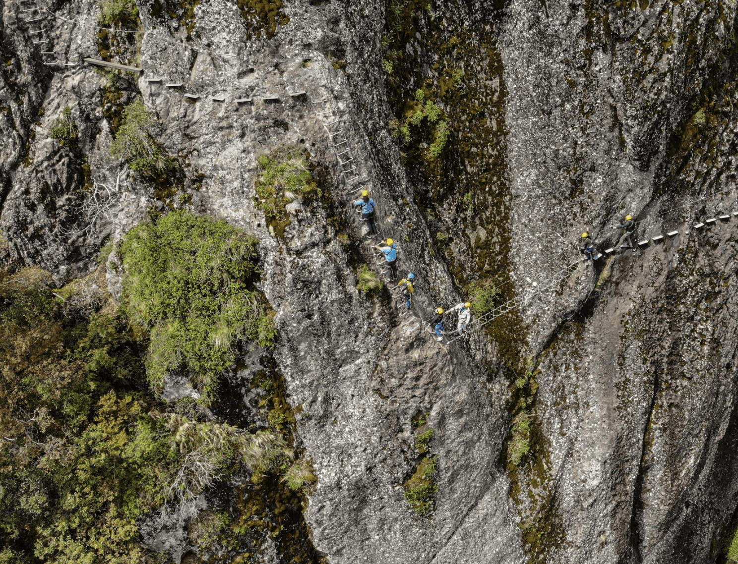 Mexico Via Ferrata Tour in Mineral del Chico La Tanda Adrenalina Tours LLC- Adventure tourism Mexico