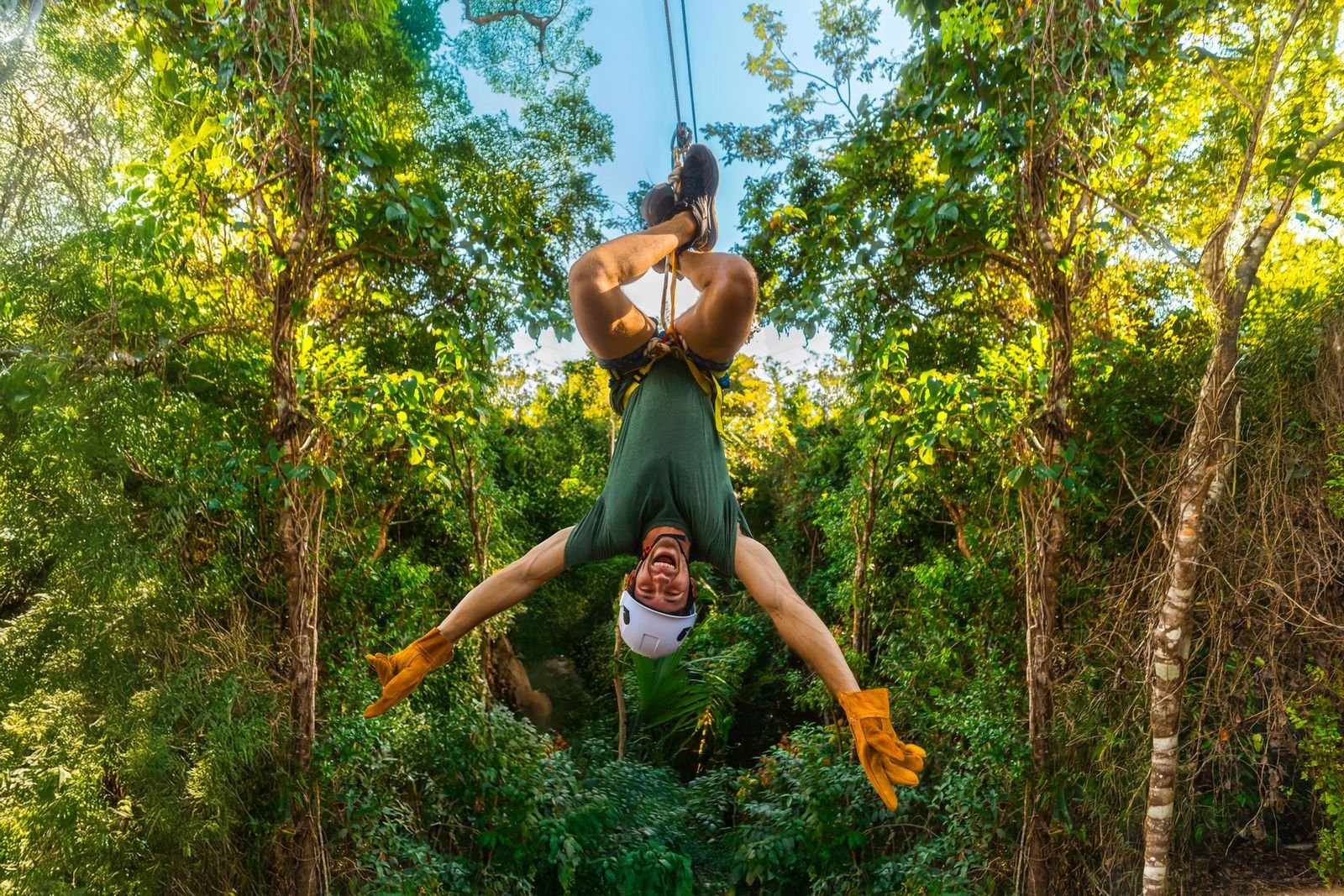 Half-day Cancun ATV Adventure with ziplines & cenote