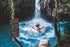 Waterfall canyoning in North Bali