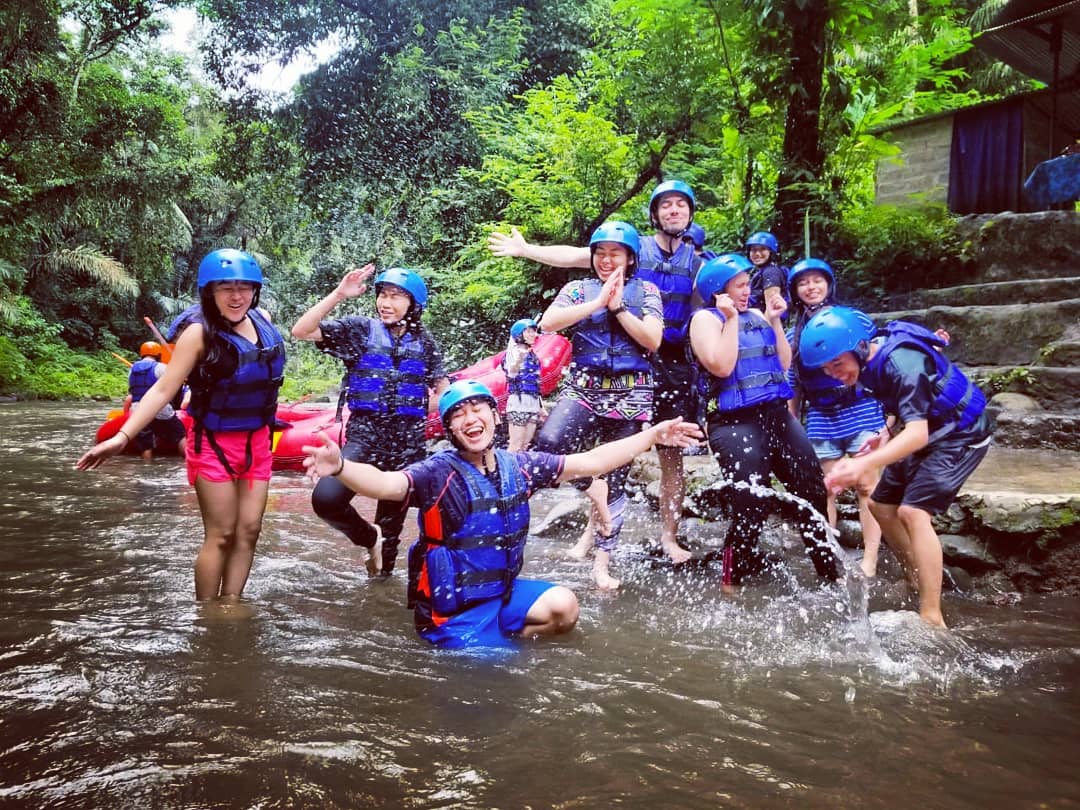 Ubud Ayung River white water rafting