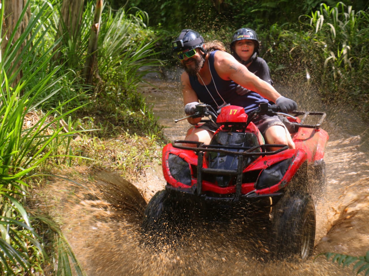 Ubud ATV and Ayung River rafting adventure