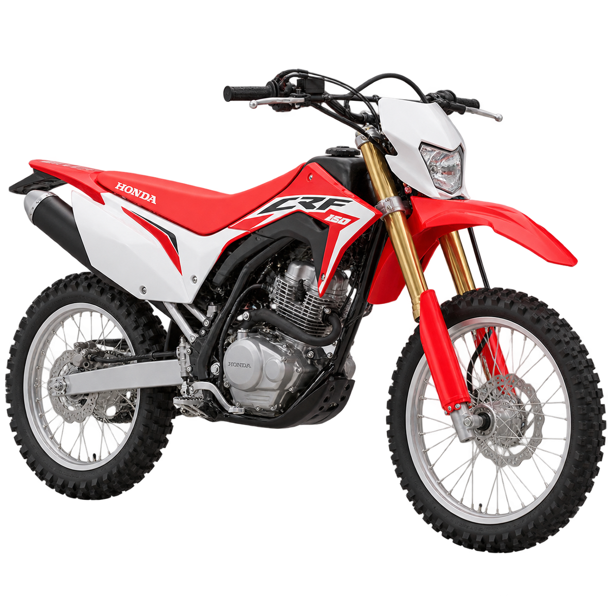 Honda CRF150 4-Stroke dirt bike option for Bali Mount Batur enduro tour