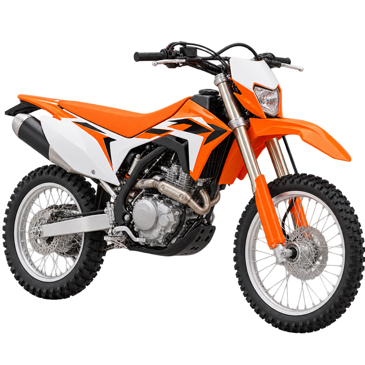 KTM 350 4-Stroke dirt bike option for Bali Mount Batur enduro tour