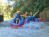 Ubud river tubing through Bali jungle scenery