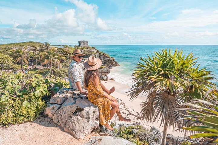 Tulum ruins, cenote and turtle tour