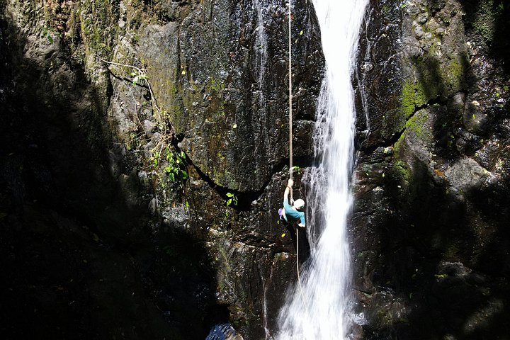Intermediate canyoning route at Kedu, North Bali