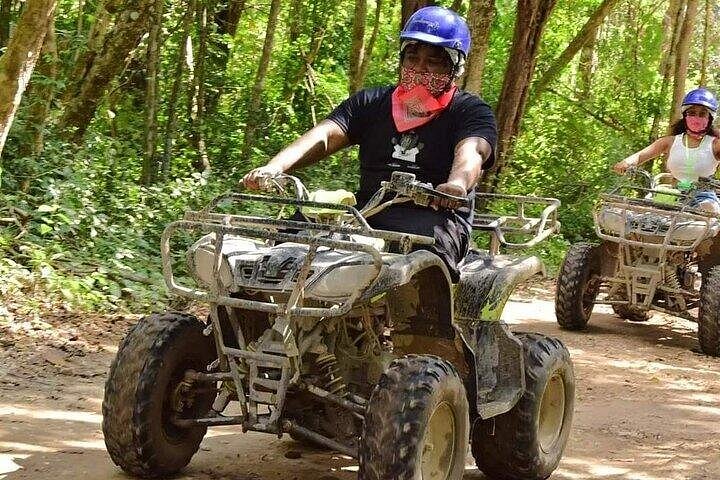 Tulum jungle ATV and zipline tour