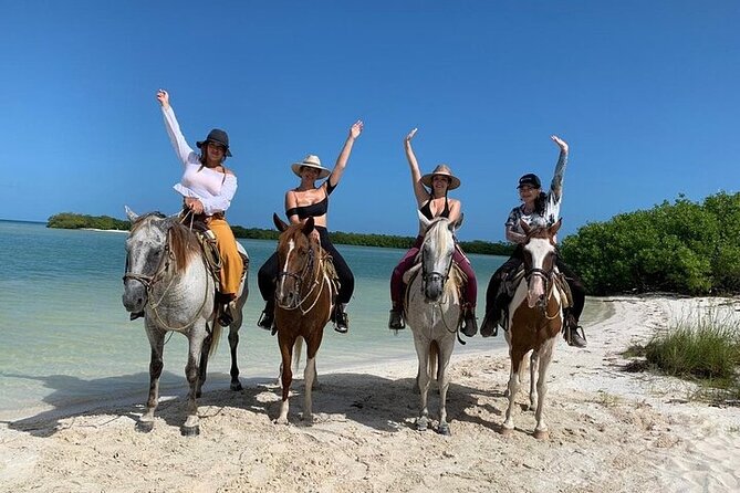 Holbox. Horseback riding through the beach and mangroves - Adrenaline